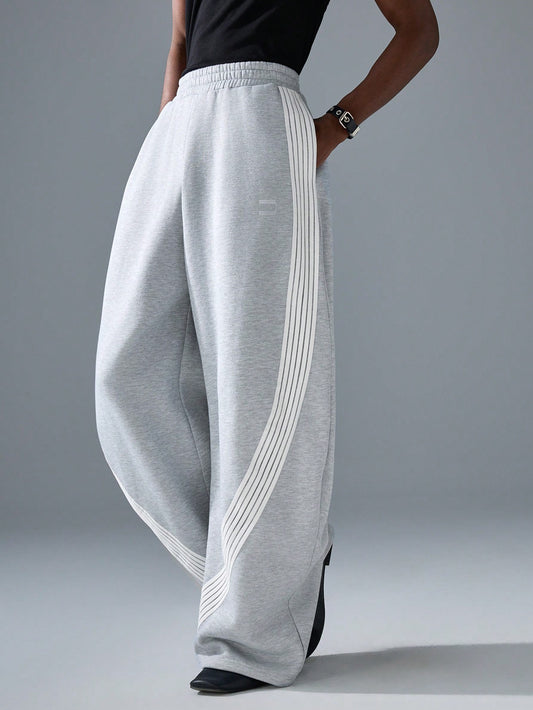 KNIT TRACK PANT – GREY