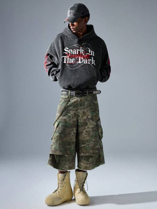 DENIM WIDE LEG – CAMO