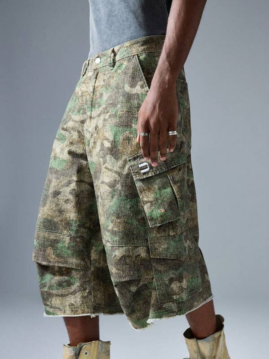DENIM WIDE LEG – CAMO