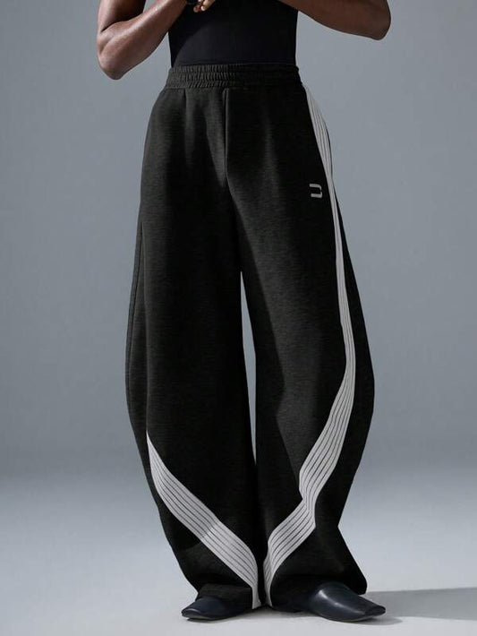 KNIT TRACK PANT – BLACK