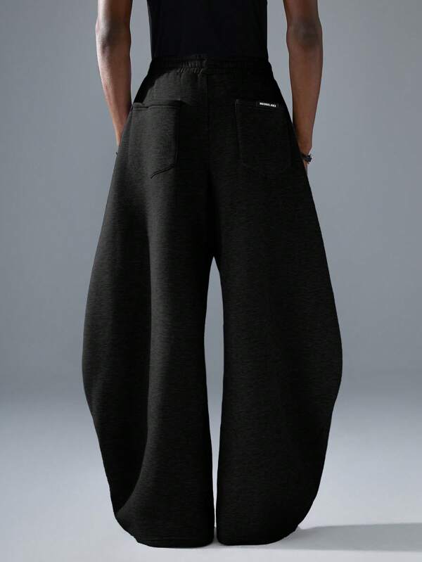 KNIT TRACK PANT – BLACK