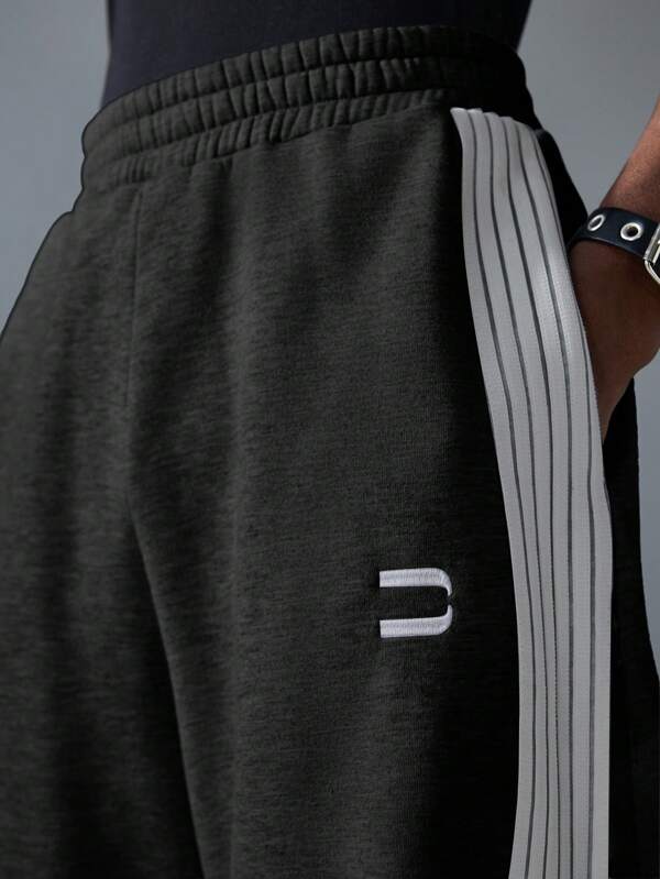 KNIT TRACK PANT – BLACK