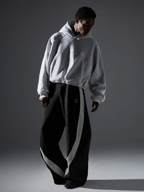 KNIT TRACK PANT – BLACK