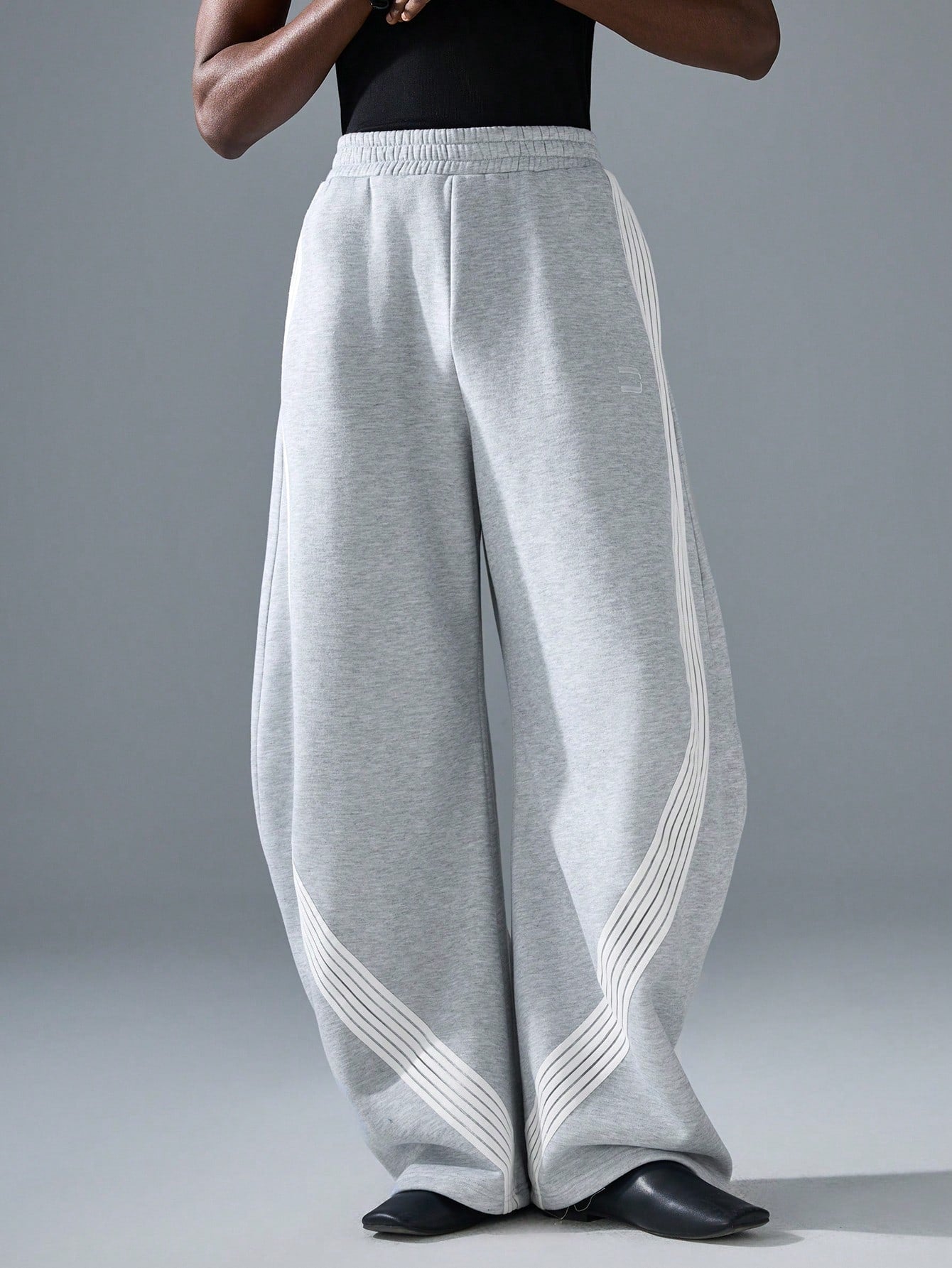 KNIT TRACK PANT – GREY