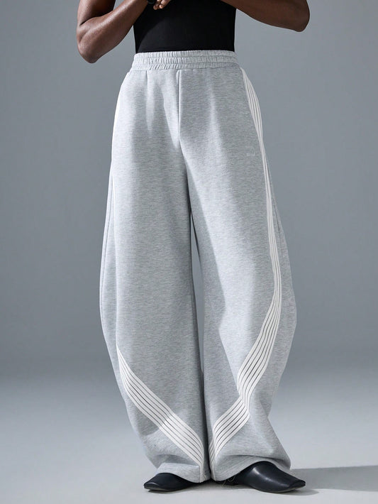 KNIT TRACK PANT – GREY