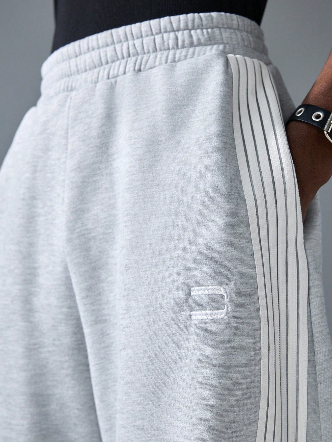 KNIT TRACK PANT – GREY